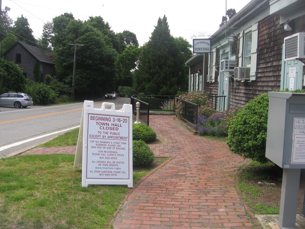 Photos Pandemic Tiverton Historical Society